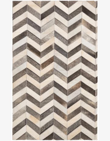3' 2 x 5' 1 Cowhide - Patchwork Rug