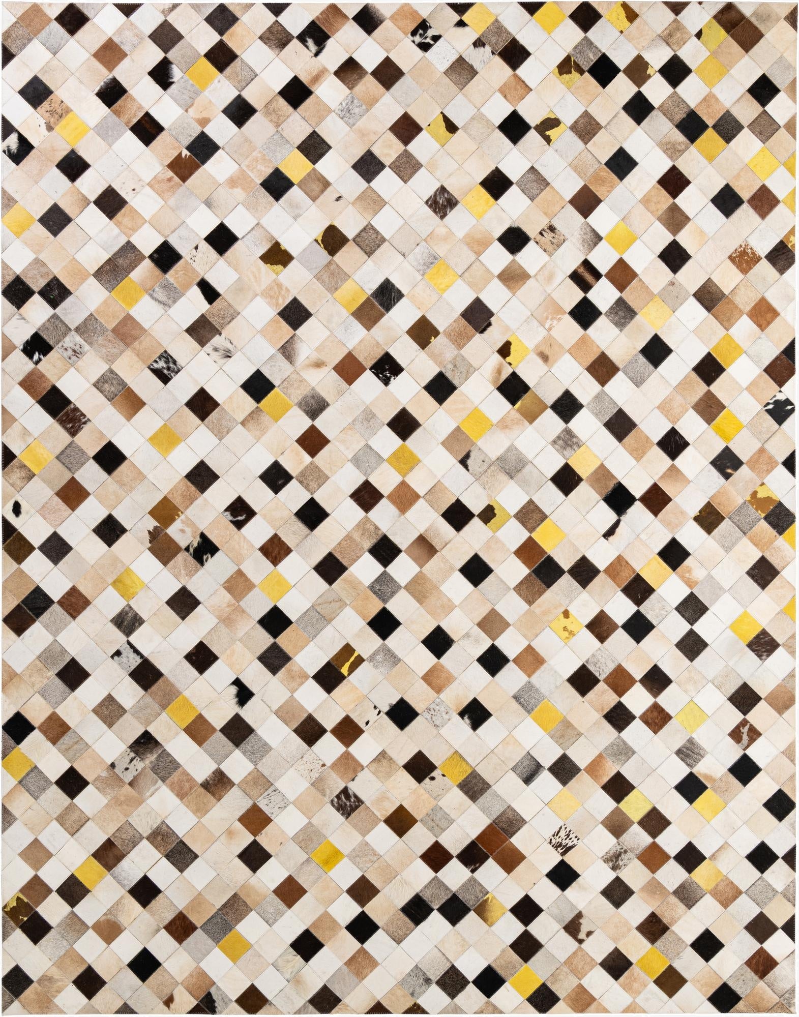 8' x 10' Cowhide - Patchwork Rug