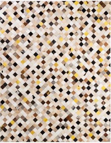 8' x 10' Cowhide - Patchwork Rug