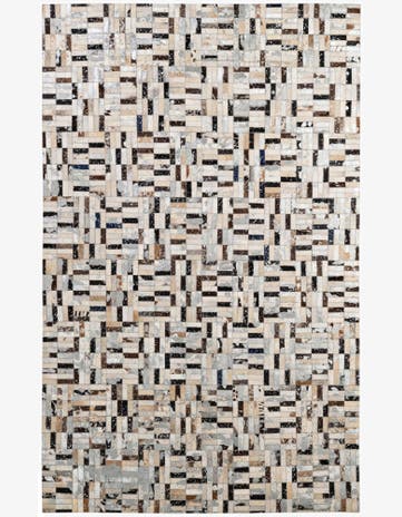 5' x 7' 10 Cowhide - Patchwork Rug