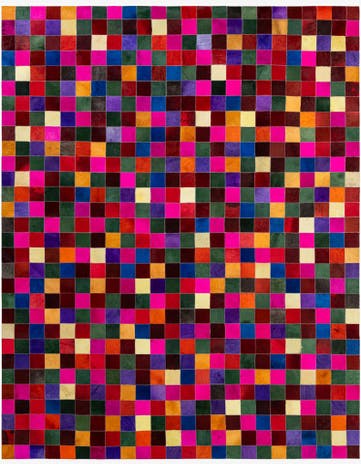 7' 11 x 9' 10 Cowhide - Patchwork Rug