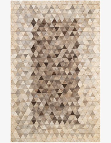 5' 1 x 7' 11 Cowhide - Patchwork Rug