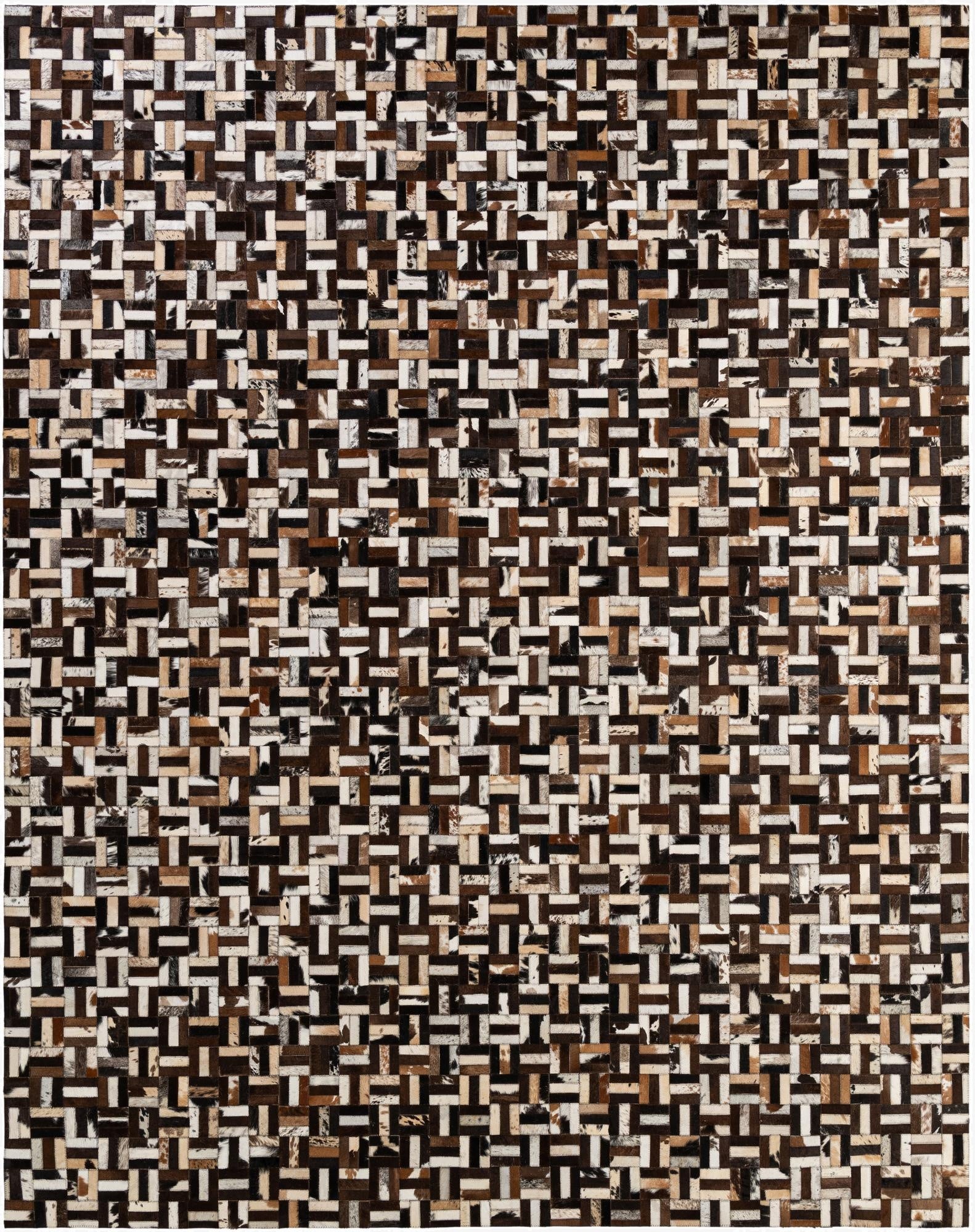 7' 11 x 10' 1 Cowhide - Patchwork Rug