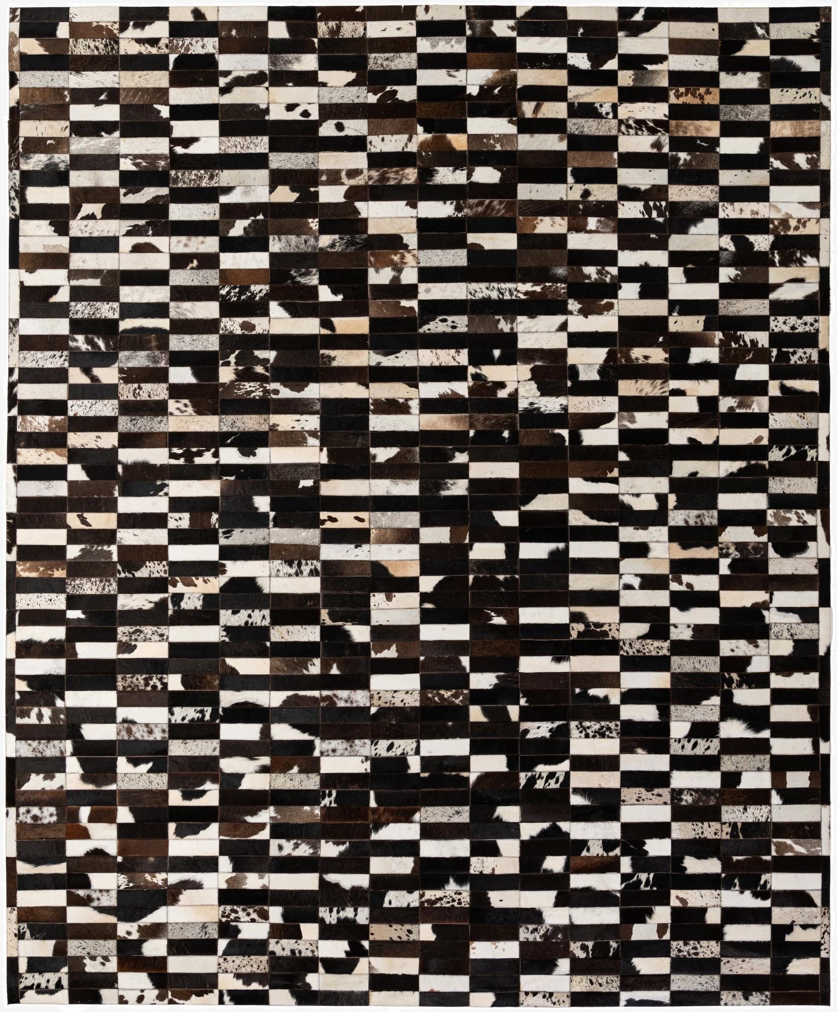8' 2 x 9' 10 Cowhide - Patchwork Rug