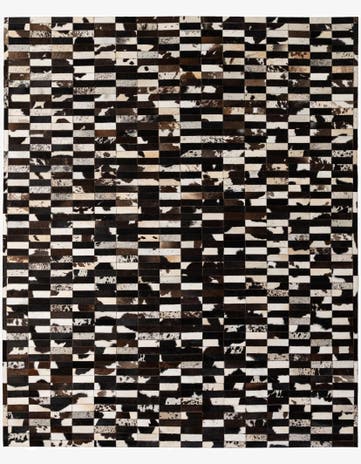 8' 2 x 9' 10 Cowhide - Patchwork Rug