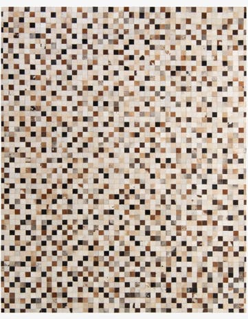 8' x 9' 11 Cowhide - Patchwork Rug