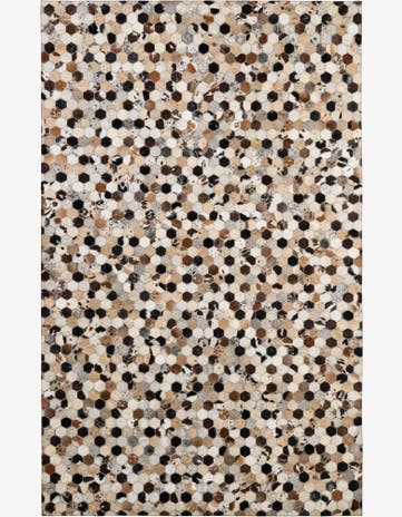 5' x 8' Cowhide - Patchwork Rug
