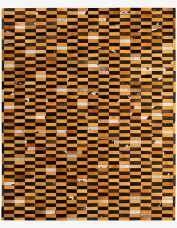 8' 2 x 9' 11 Cowhide - Patchwork Rug