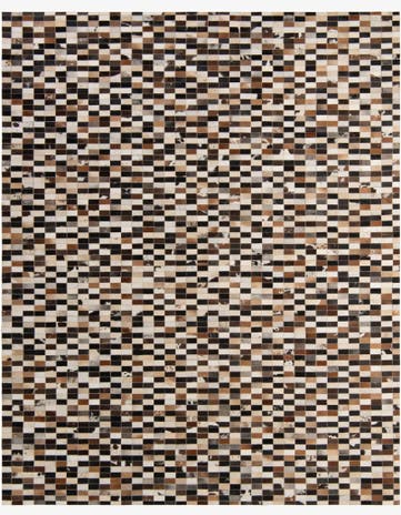8' x 9' 10 Cowhide - Patchwork Rug