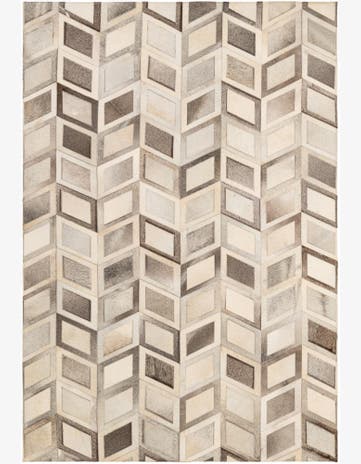 5' 2 x 7' 7 Cowhide - Patchwork Rug