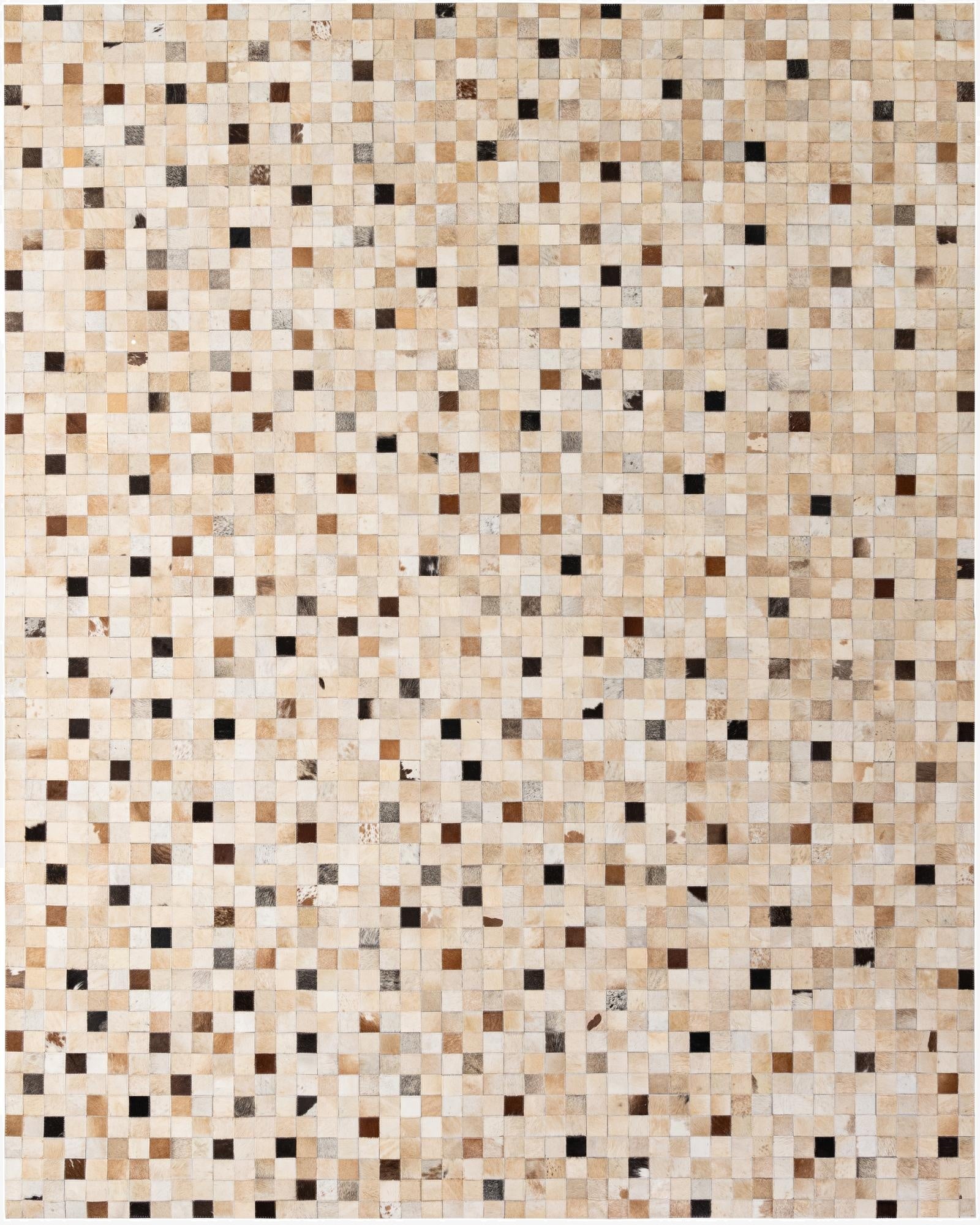 8' x 9' 11 Cowhide - Patchwork Rug