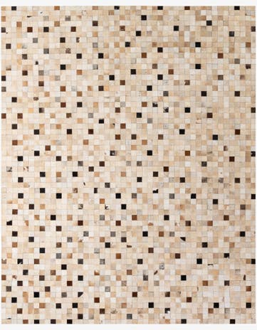 8' x 9' 11 Cowhide - Patchwork Rug