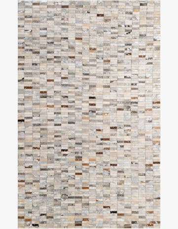 5' 1 x 8' 1 Cowhide - Patchwork Rug