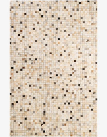 5' 2 x 7' 11 Cowhide - Patchwork Rug