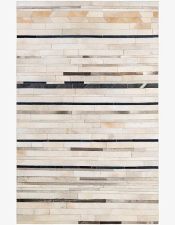 4' 11 x 7' 8 Cowhide - Patchwork Rug