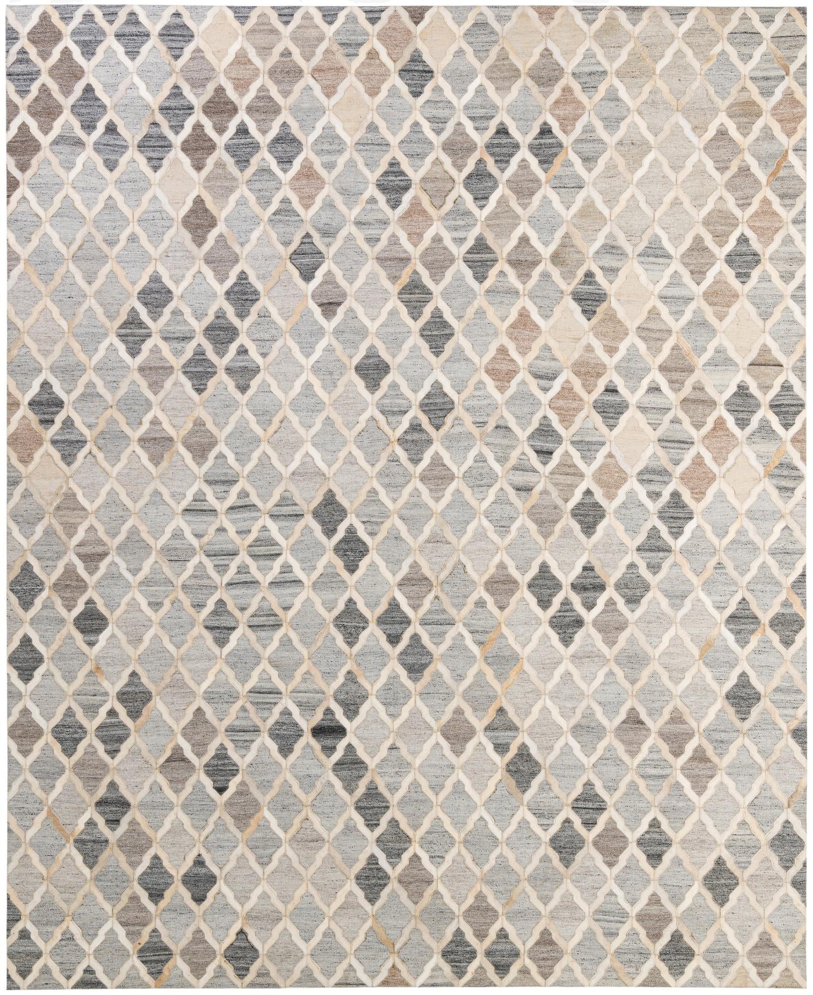 8' 1 x 9' 10 Cowhide - Patchwork Rug