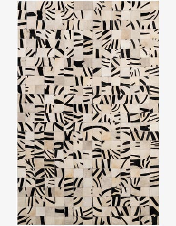 5' x 7' 10 Cowhide - Patchwork Rug