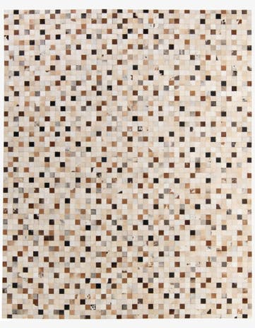8' 1 x 9' 11 Cowhide - Patchwork Rug