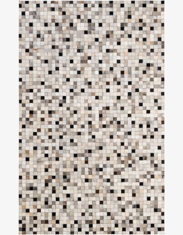 5' x 7' 11 Cowhide - Patchwork Rug