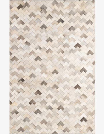 5' 2 x 8' Cowhide - Patchwork Rug