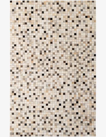 5' 1 x 7' 11 Cowhide - Patchwork Rug