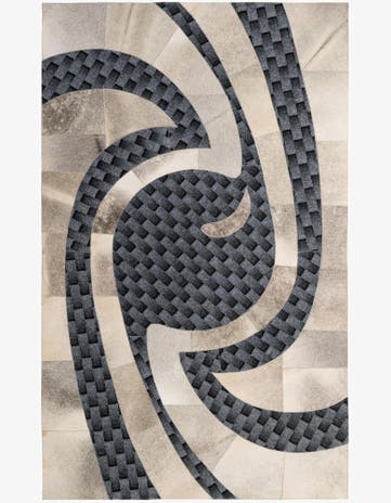 5' x 8' Cowhide - Patchwork Rug