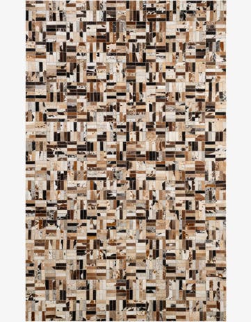 5' x 8' Cowhide - Patchwork Rug