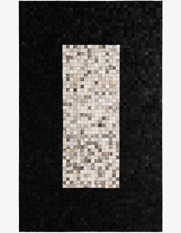 5' x 8' Cowhide - Patchwork Rug
