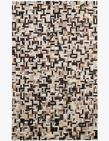 5' x 7' 11 Cowhide - Patchwork Rug