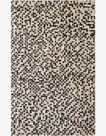5' 1 x 8' Cowhide - Patchwork Rug