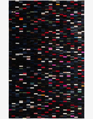 5' 2 x 8' Cowhide - Patchwork Rug