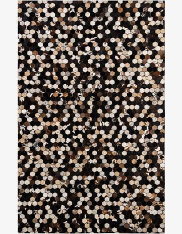5' x 7' 11 Cowhide - Patchwork Rug