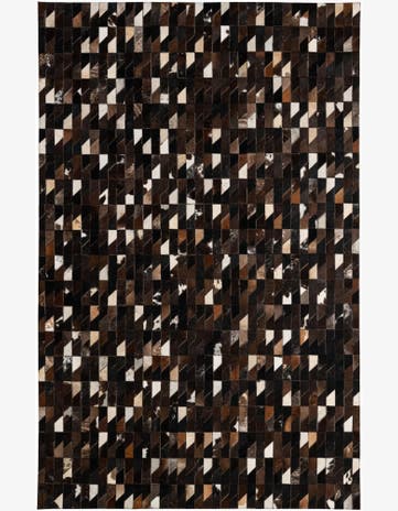 5' 1 x 7' 10 Cowhide - Patchwork Rug