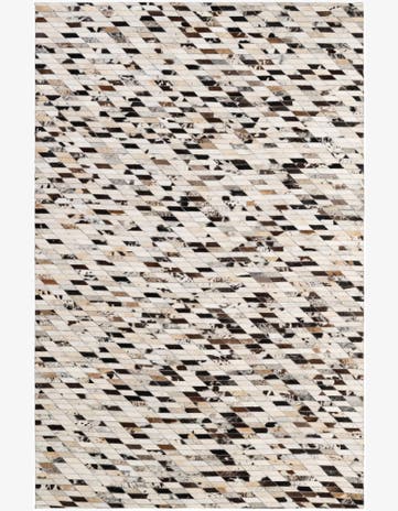 5' 1 x 7' 10 Cowhide - Patchwork Rug