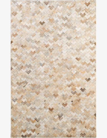 5' x 7' 11 Cowhide - Patchwork Rug