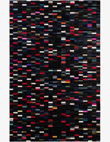 5' 3 x 8' Cowhide - Patchwork Rug