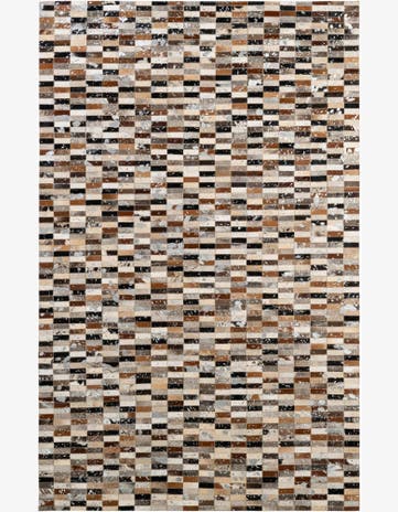 5' x 7' 11 Cowhide - Patchwork Rug