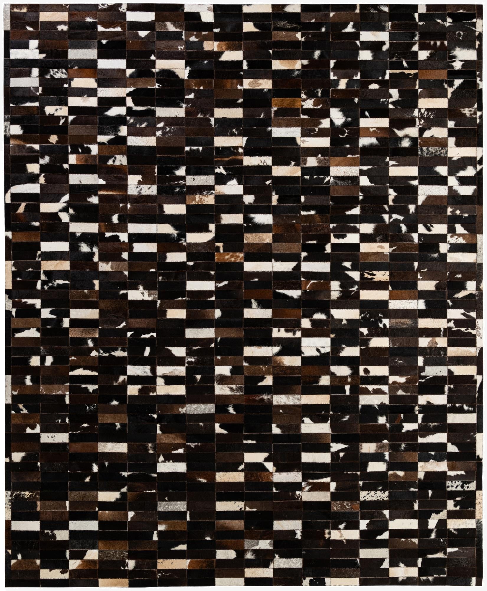 8' 2 x 9' 10 Cowhide - Patchwork Rug