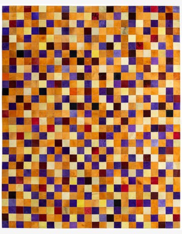 7' 11 x 9' 10 Cowhide - Patchwork Rug