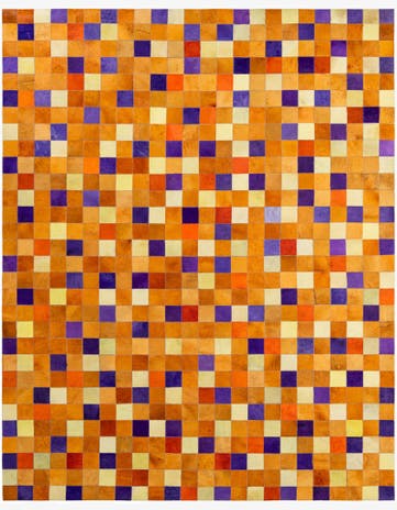 8' x 9' 11 Cowhide - Patchwork Rug