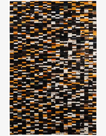 5' 3 x 7' 11 Cowhide - Patchwork Rug