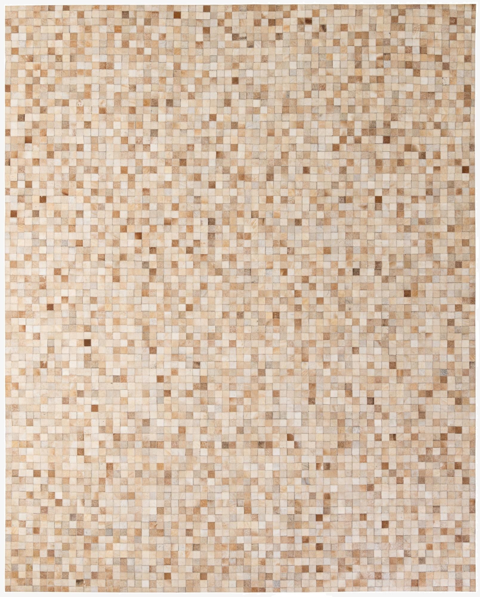 8' 1 x 10' Cowhide - Patchwork Rug