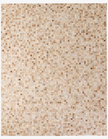 8' 1 x 10' Cowhide - Patchwork Rug