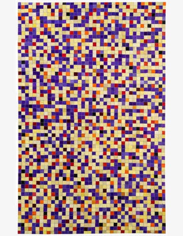 5' 1 x 7' 11 Cowhide - Patchwork Rug