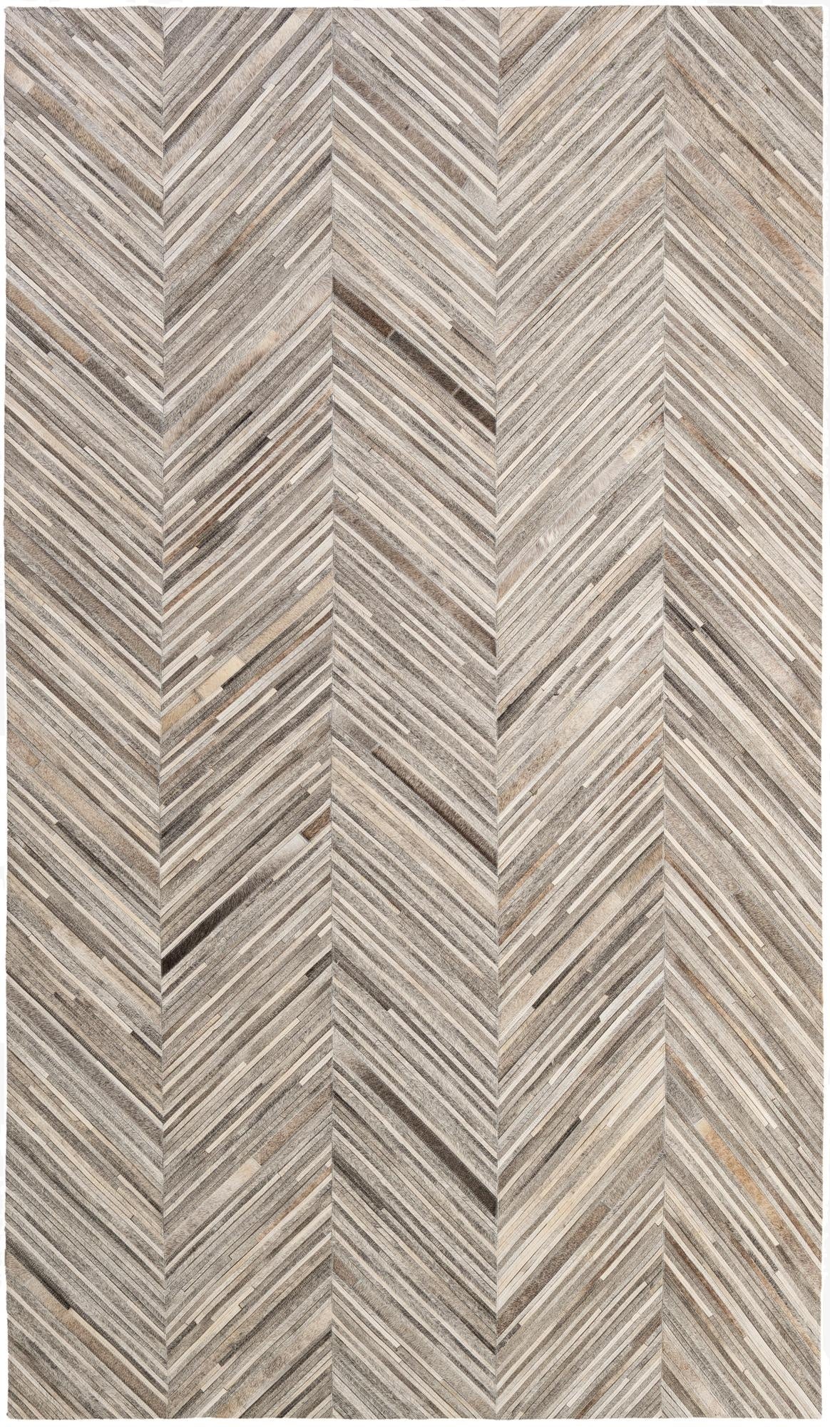 5' 6 x 9' 7 Cowhide - Patchwork Rug