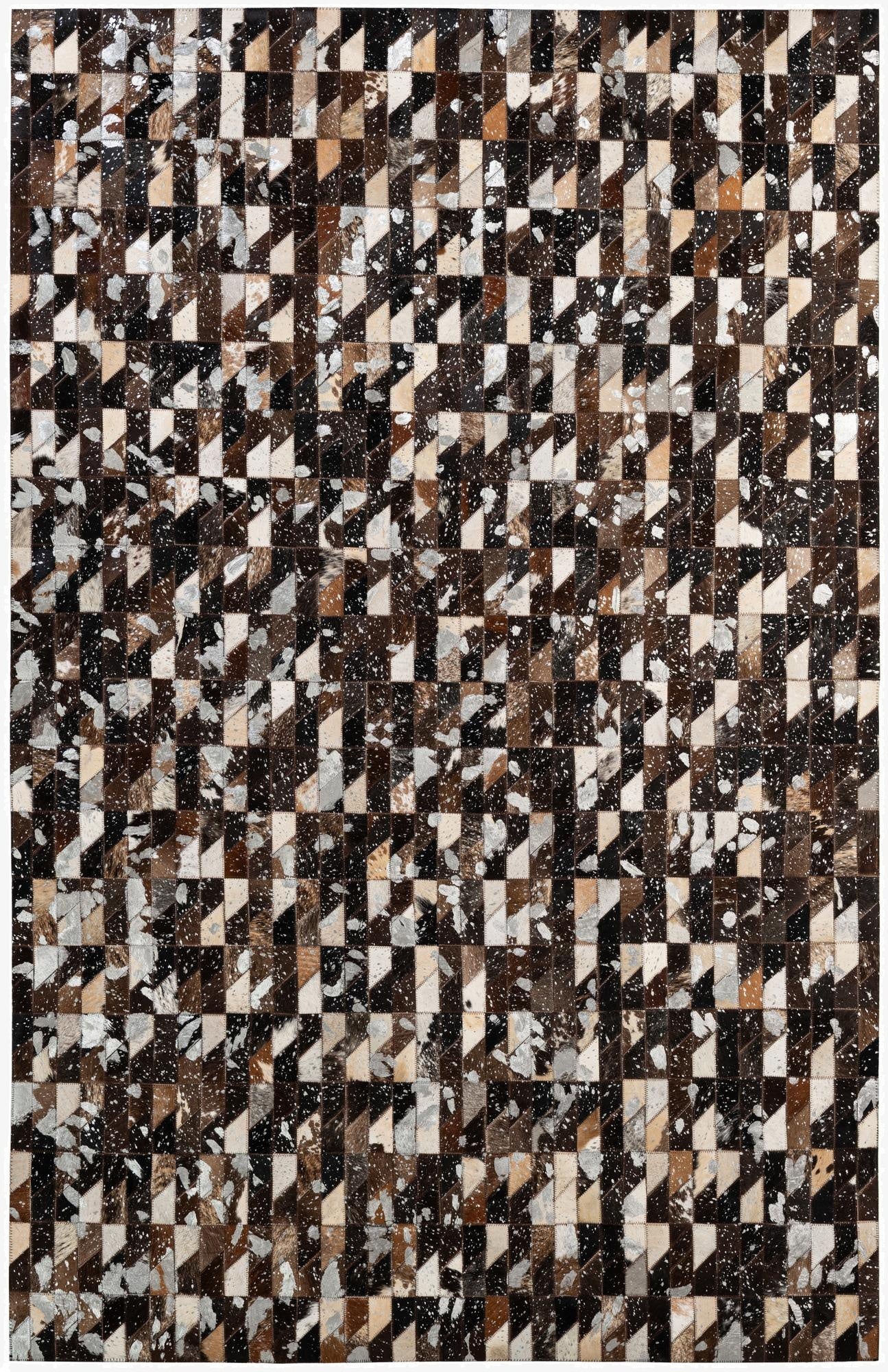 Primary image 155cm x 240cm Cowhide - Patchwork Rug