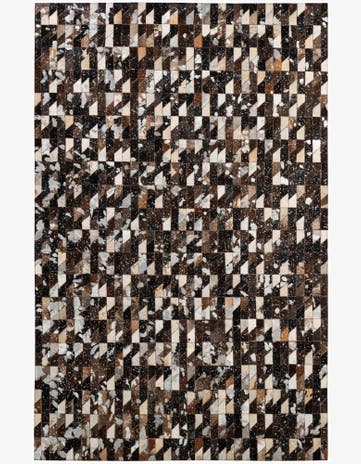 5' 1 x 7' 11 Cowhide - Patchwork Rug