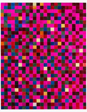 7' 11 x 9' 10 Cowhide - Patchwork Rug