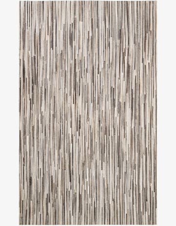 5' 1 x 8' 2 Cowhide - Patchwork Rug