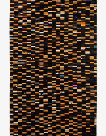 5' 2 x 8' Cowhide - Patchwork Rug